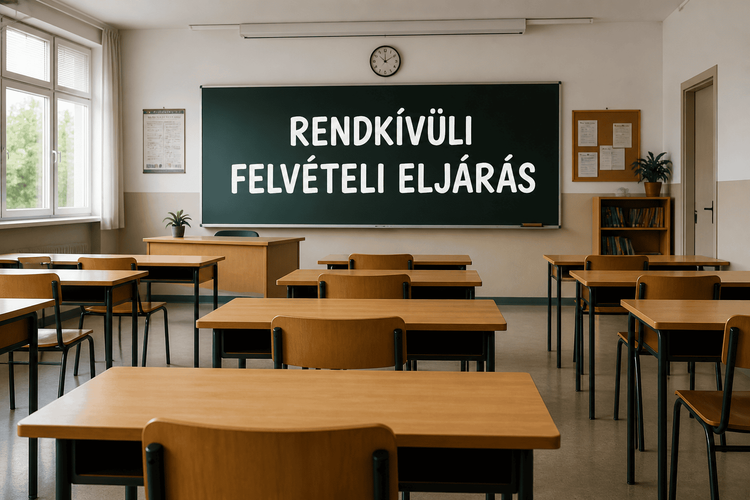Tájékoztatás rendkívüli felvételi eljárásról
