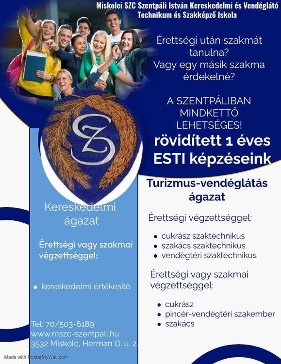 Tervezett felnőttképzések ESTI rendszerben