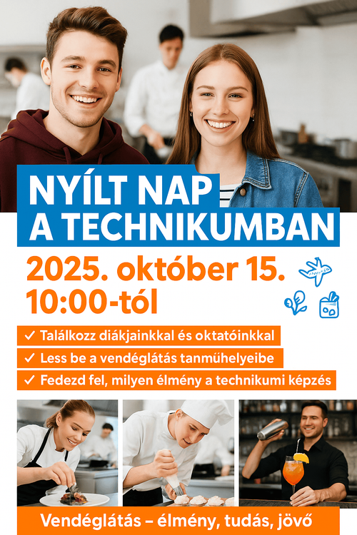 🎉 NYÍLT NAP A TECHNIKUMBAN 🎉