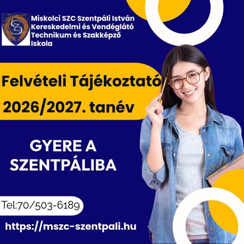 Felvételi tájékoztató 2025/2026 tanévre